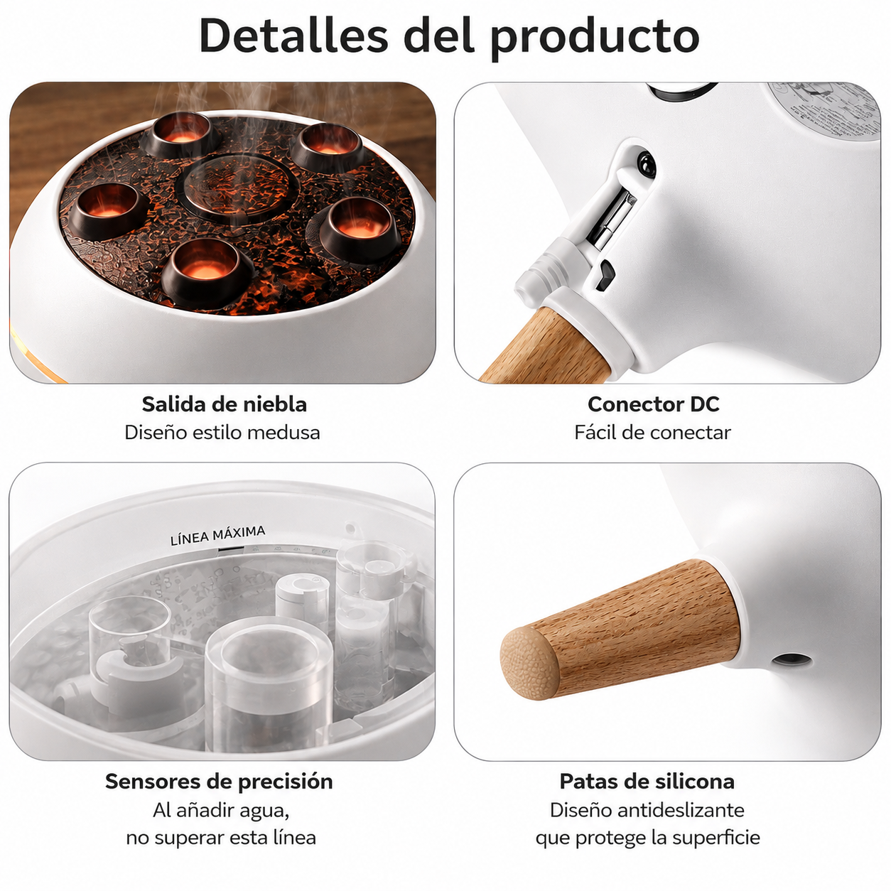 Difusor de Aromas de Medusas con Led