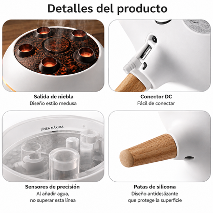 Difusor de Aromas de Medusas con Led