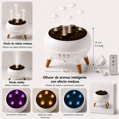 Difusor de Aromas de Medusas con Led