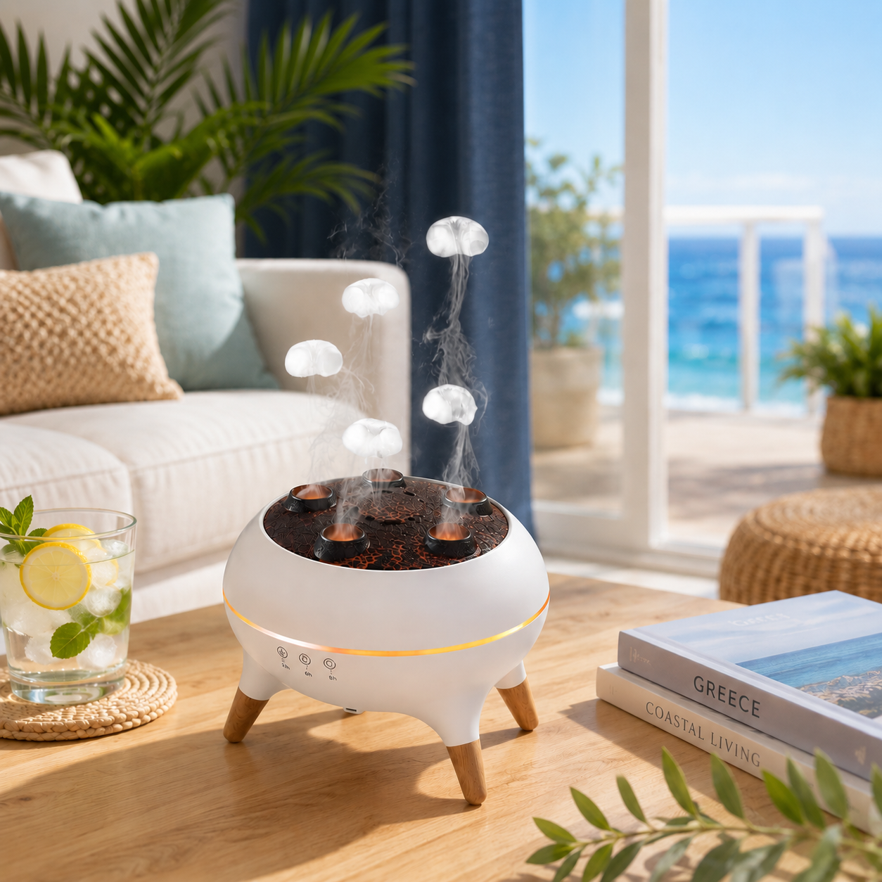 Difusor de Aromas de Medusas con Led